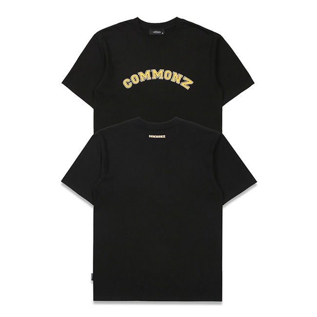 COMMONZ, 커먼즈 아치로고 티셔츠 블랙