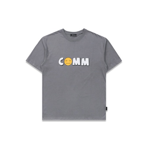COMMONZ, 커먼즈 스마일 티셔츠 차콜