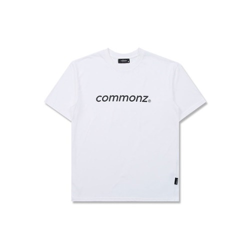 COMMONZ, 커먼즈 베이직 티셔츠 화이트