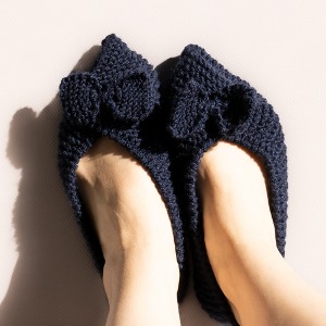 knit KTV, 손뜨개 실내용 여성 양말